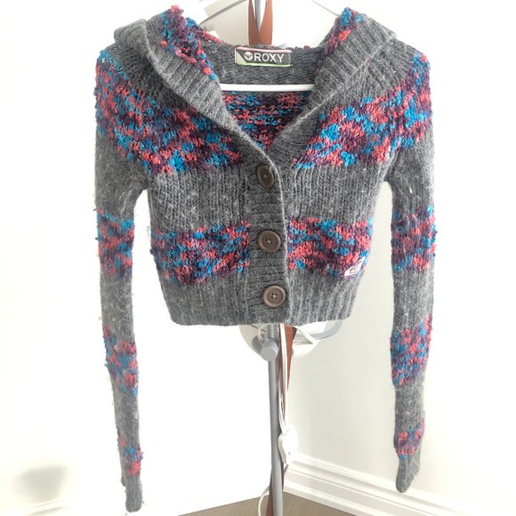 Roxy Cropped Cardigan - Picture 1 of 5